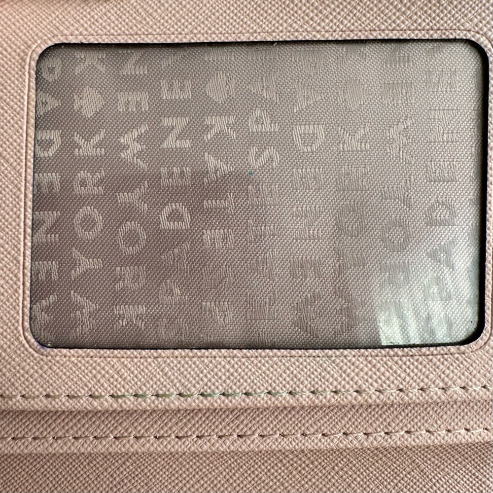 kate spade Two-Tone Pink & Black Saffiano Continental Wallet - Picture 6 of 7